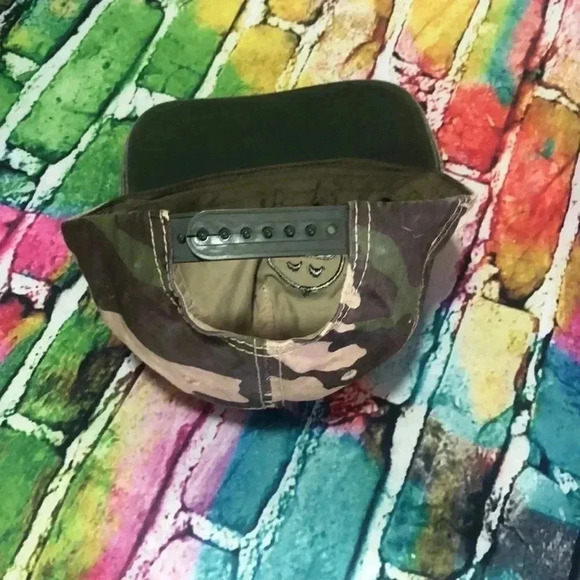 Camo emoji route 2 no where hat snap back - Picture 5 of 5